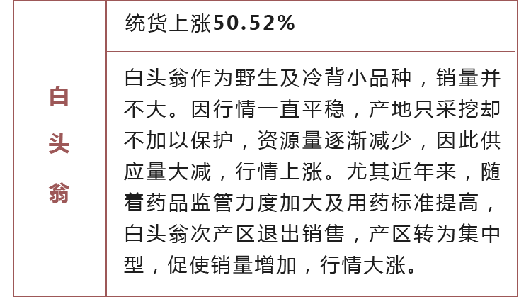 上涨品种