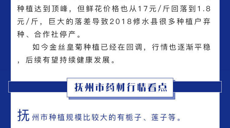 中药材省份盘点--江西篇