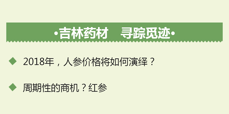 中药材省份盘点--吉林篇